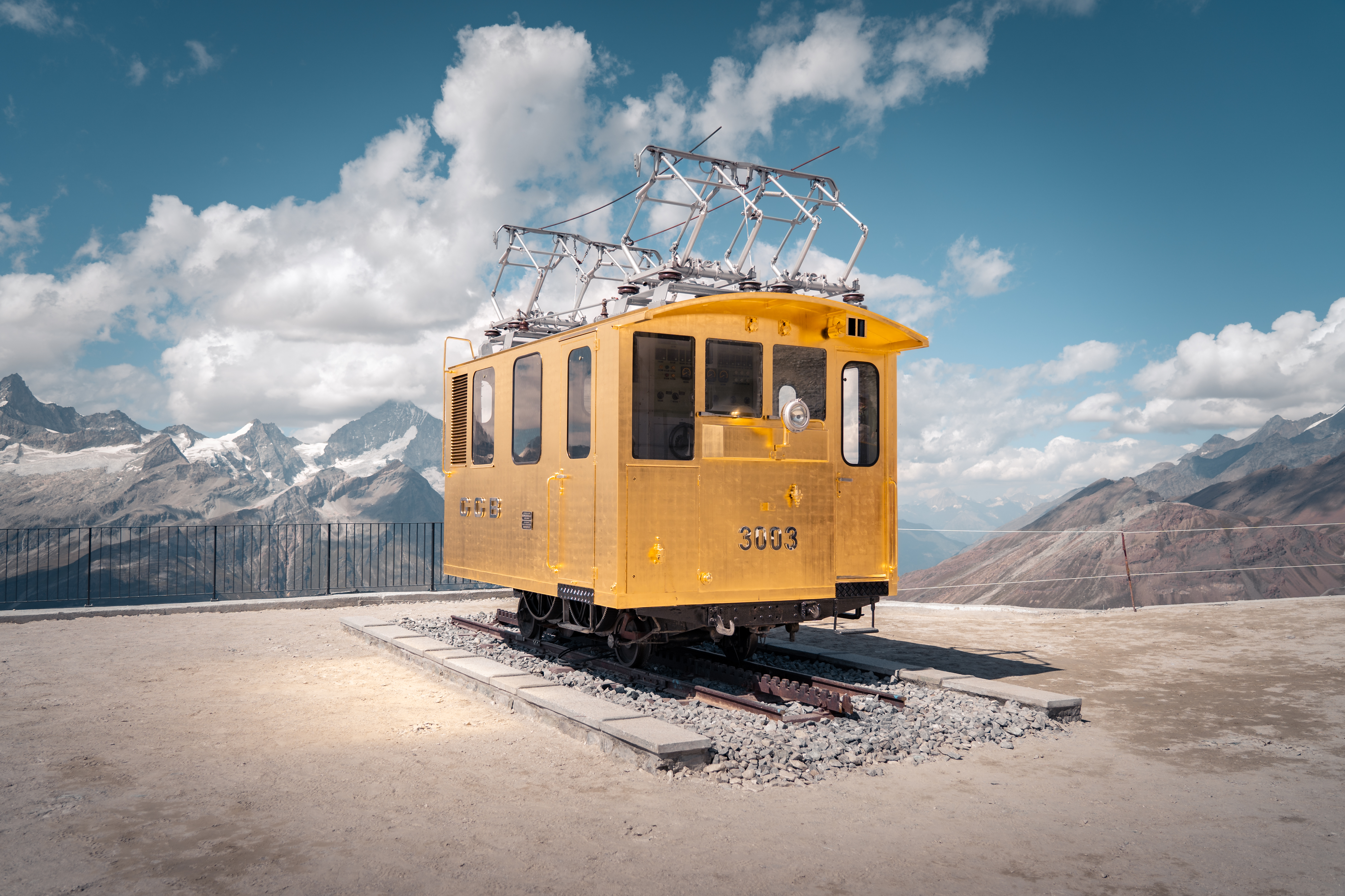 Golden Spot auf dem Gornergrat