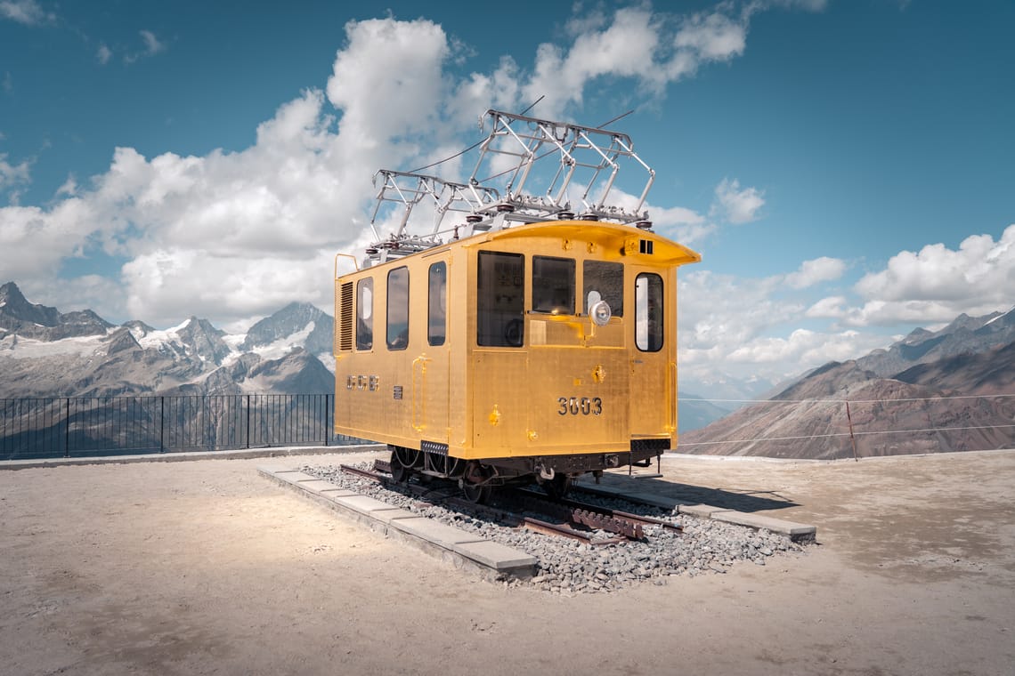 Golden Spot auf dem Gornergrat