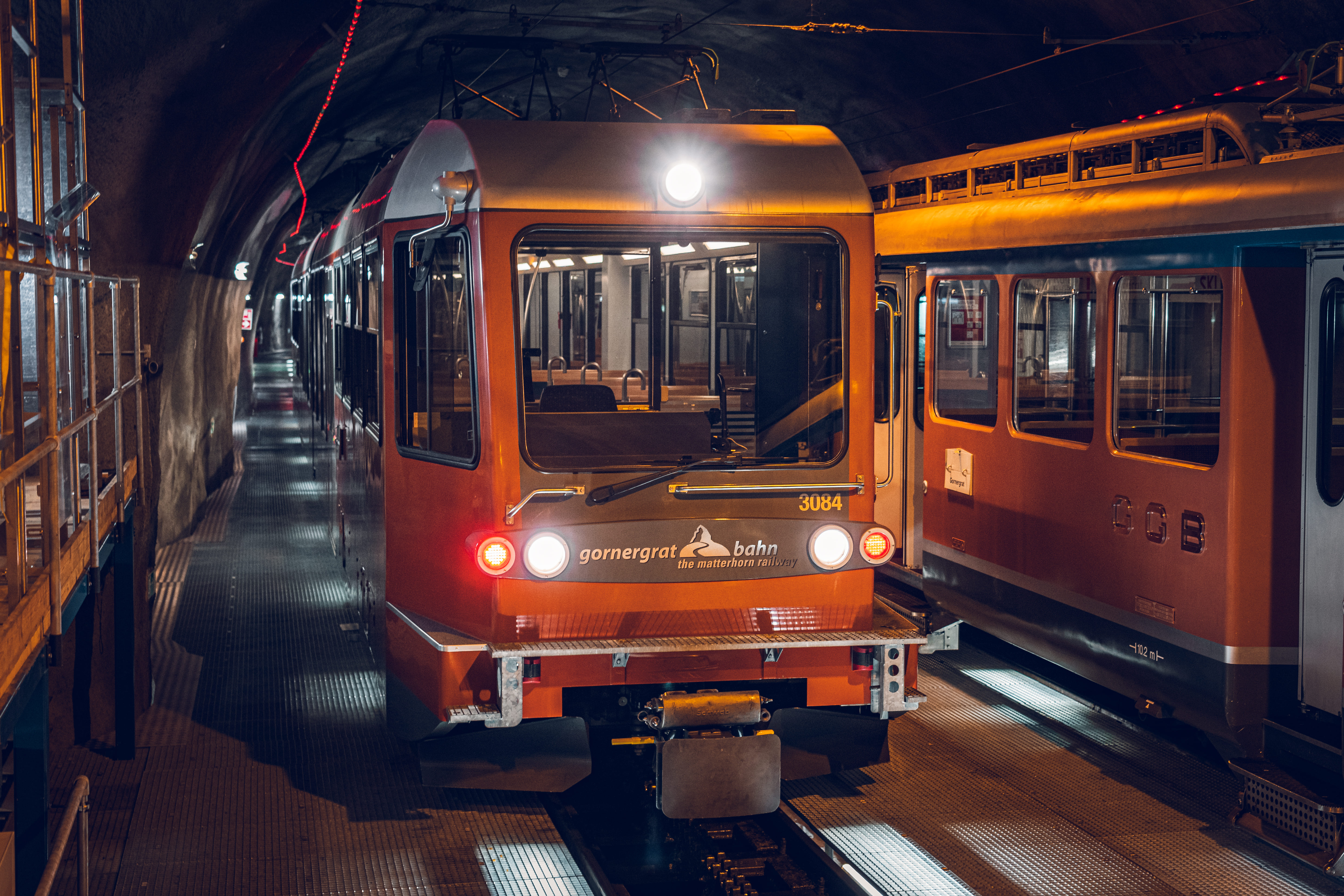 Tunnel Gornergrat Bahn Zermatt 