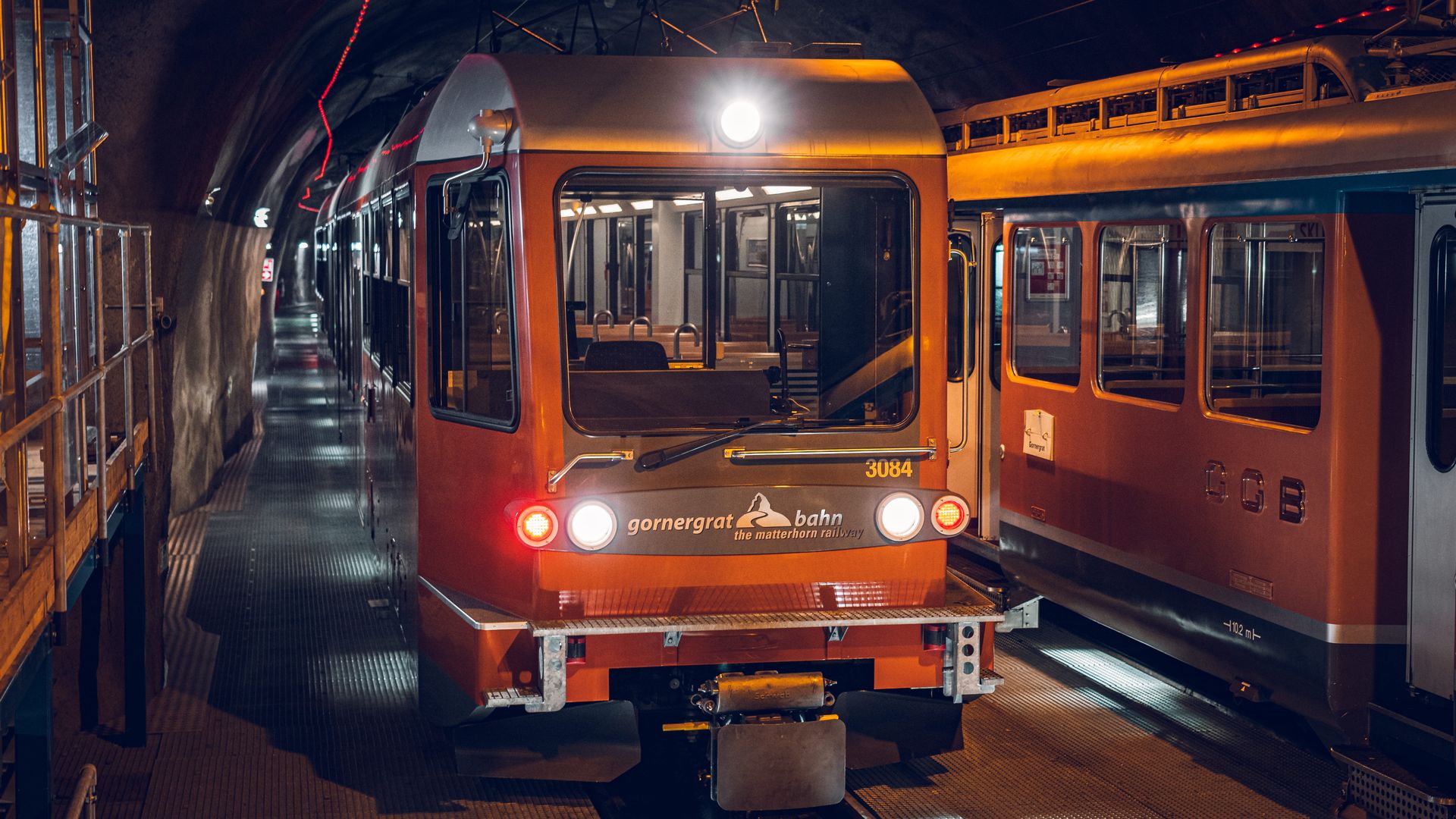 Tunnel Gornergrat Bahn Zermatt