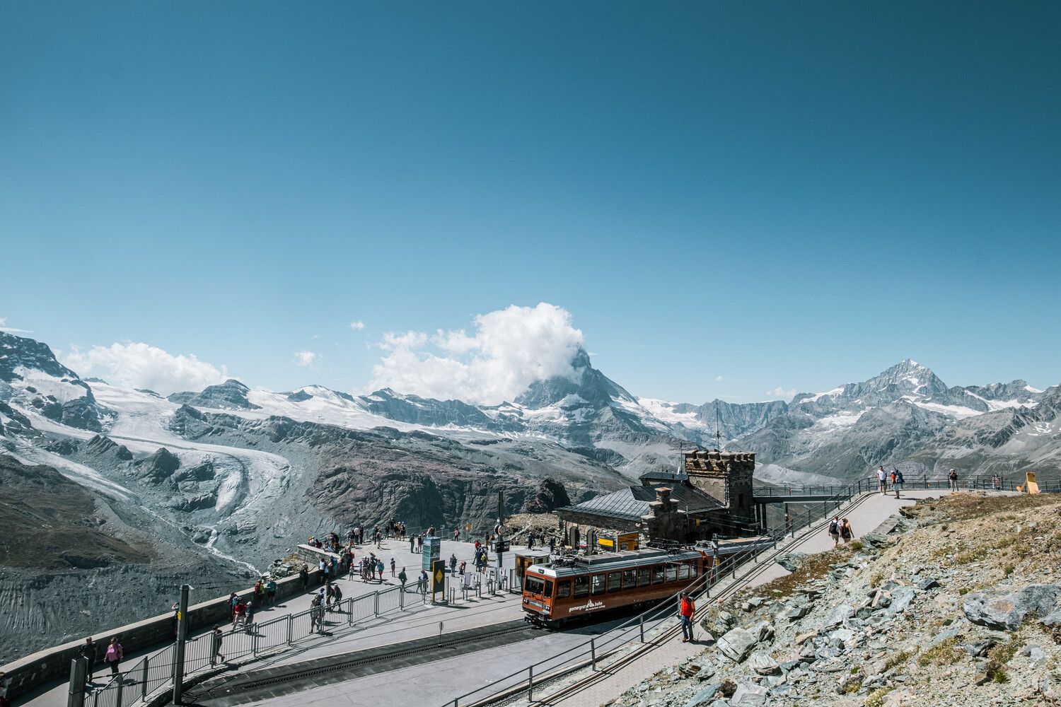 Station Gornergrat im Sommer