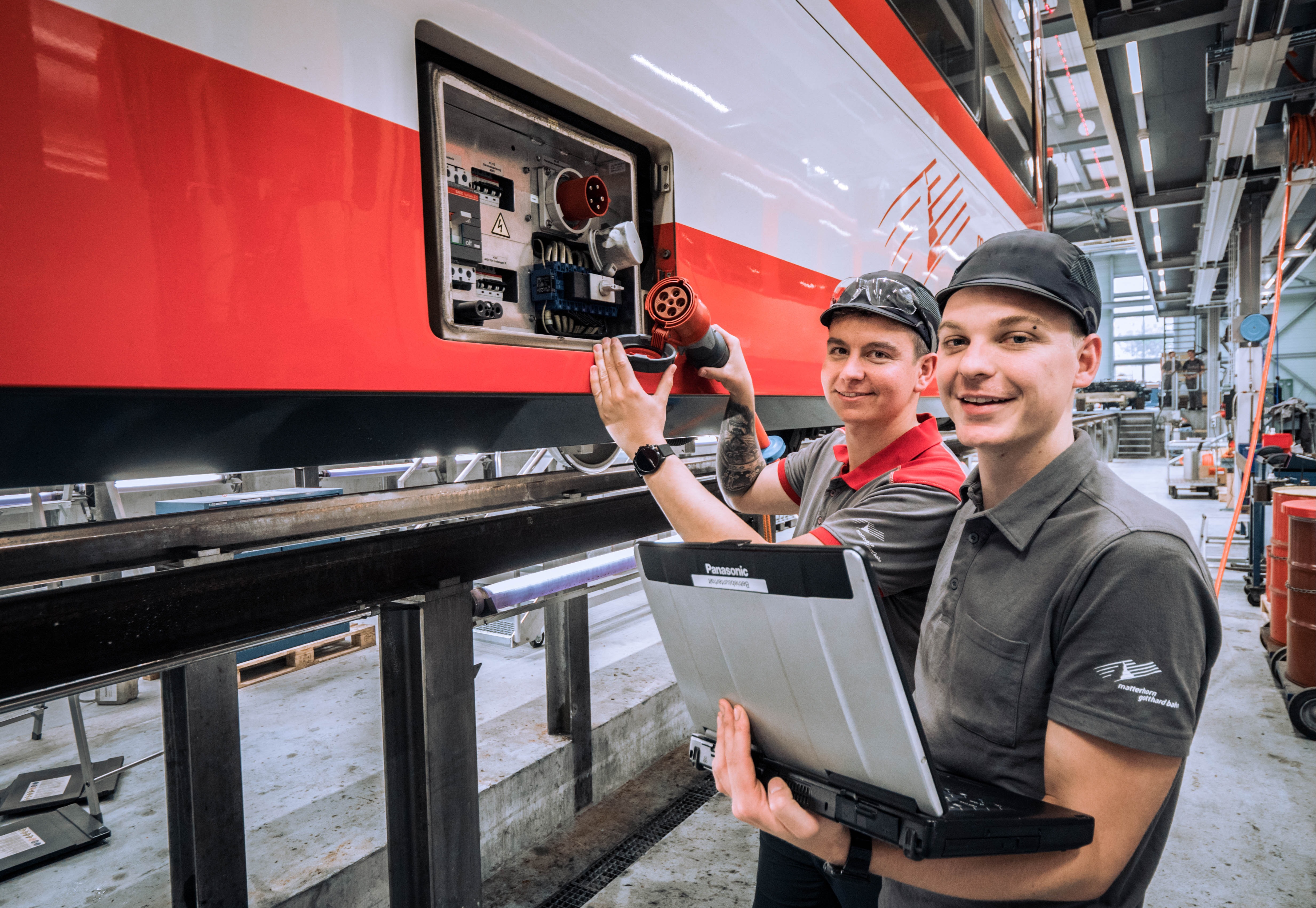 Employees of the MGBahn