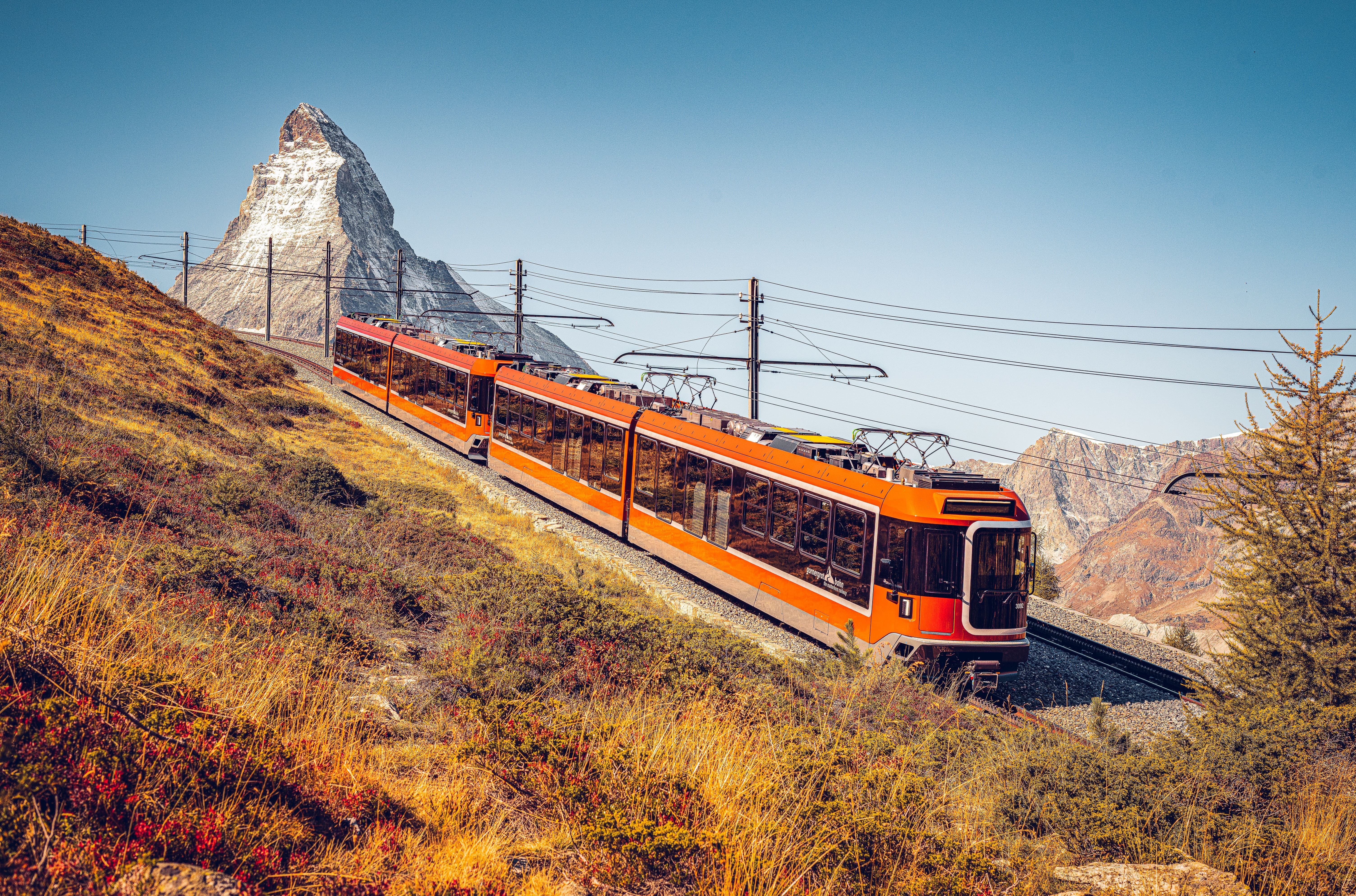 Polaris auf dem Weg vom Gornergrat nach Zermatt im Sommer