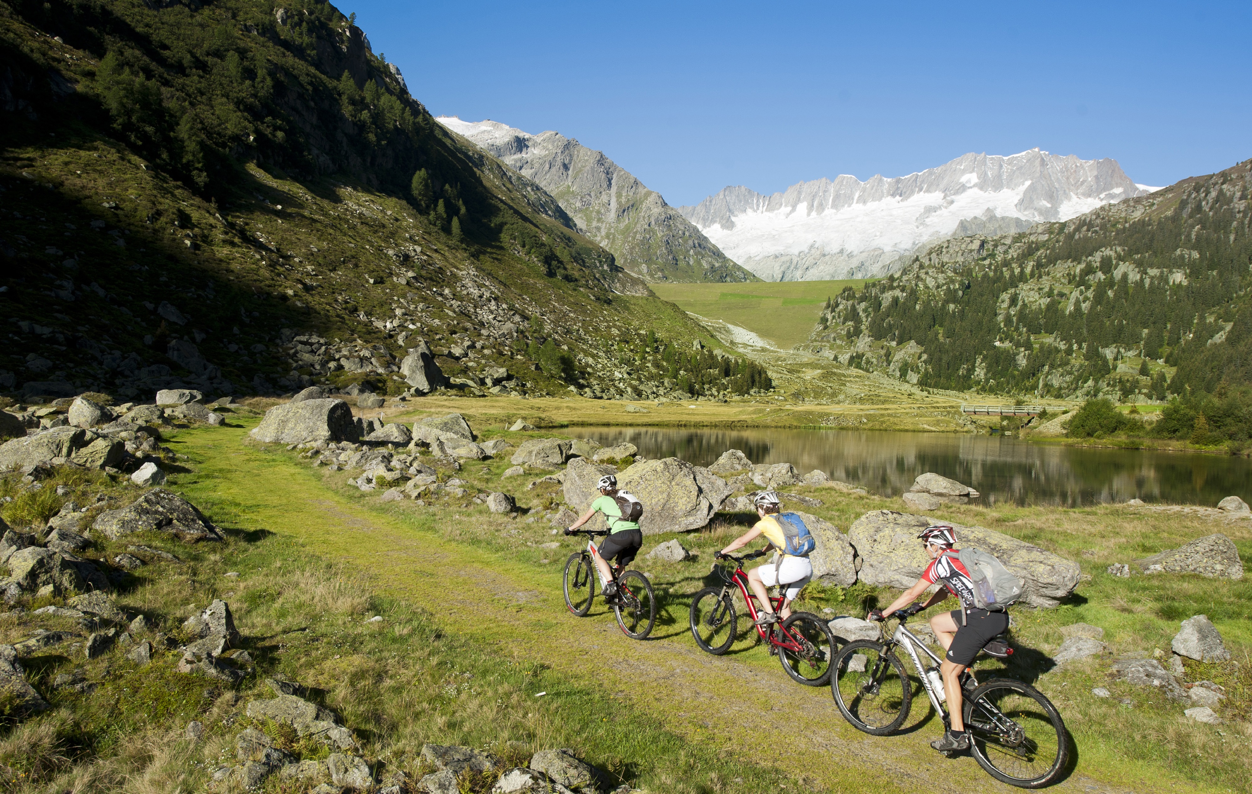 Biken auf der Göscheneralp