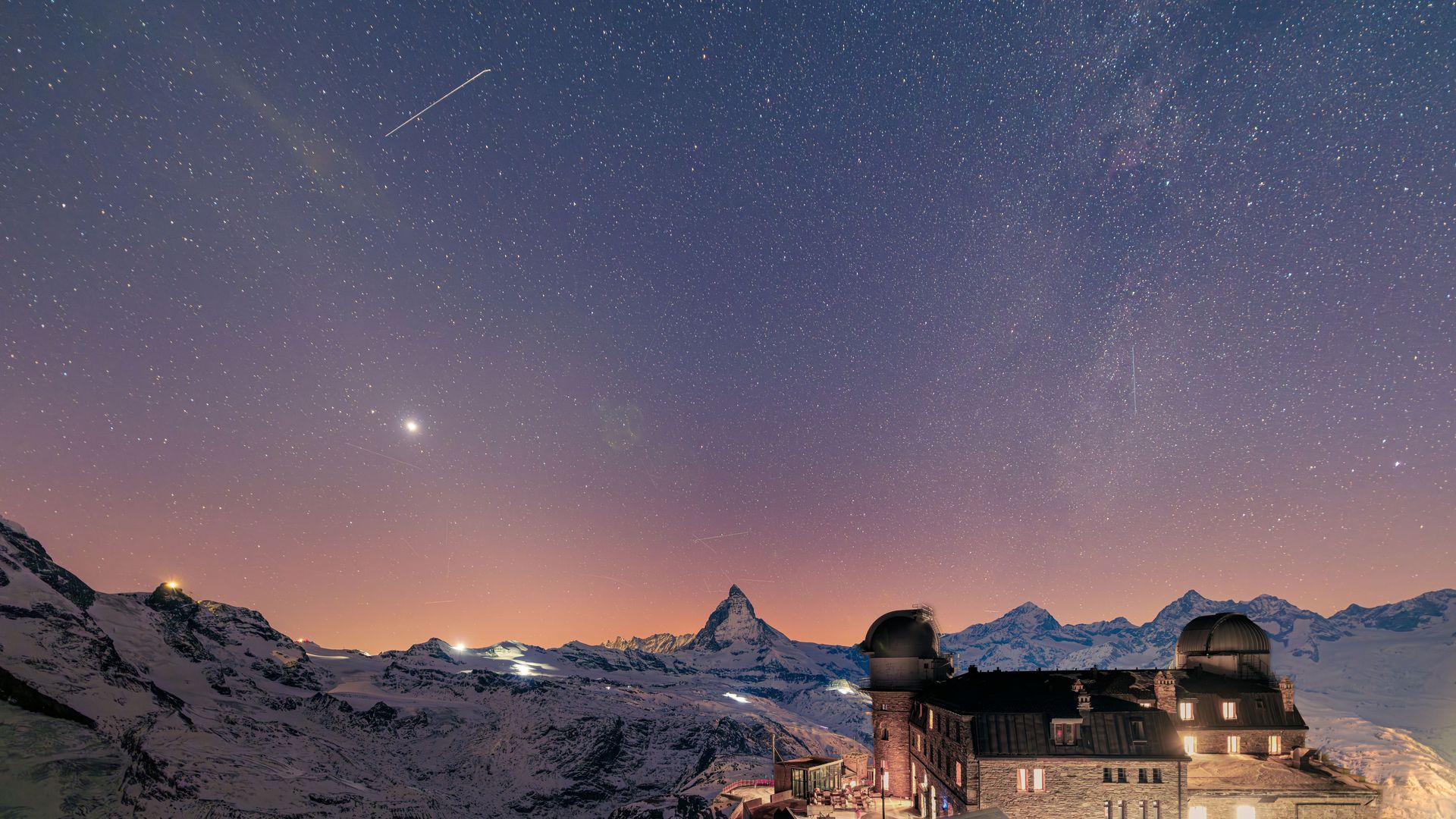 Starry sky_ Dining with the Stars on the Gornergrat, Zermatt