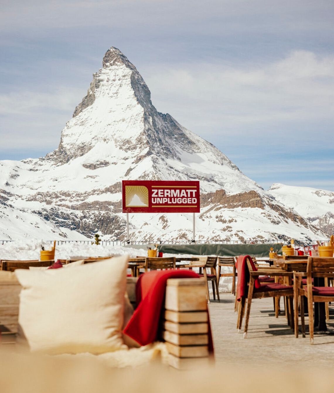 Bühne Riffelberg Zermatt Unplugged