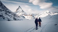 Schneeschuhwanderung Panorama Trail zwischen Rotenboden und Riffelberg
