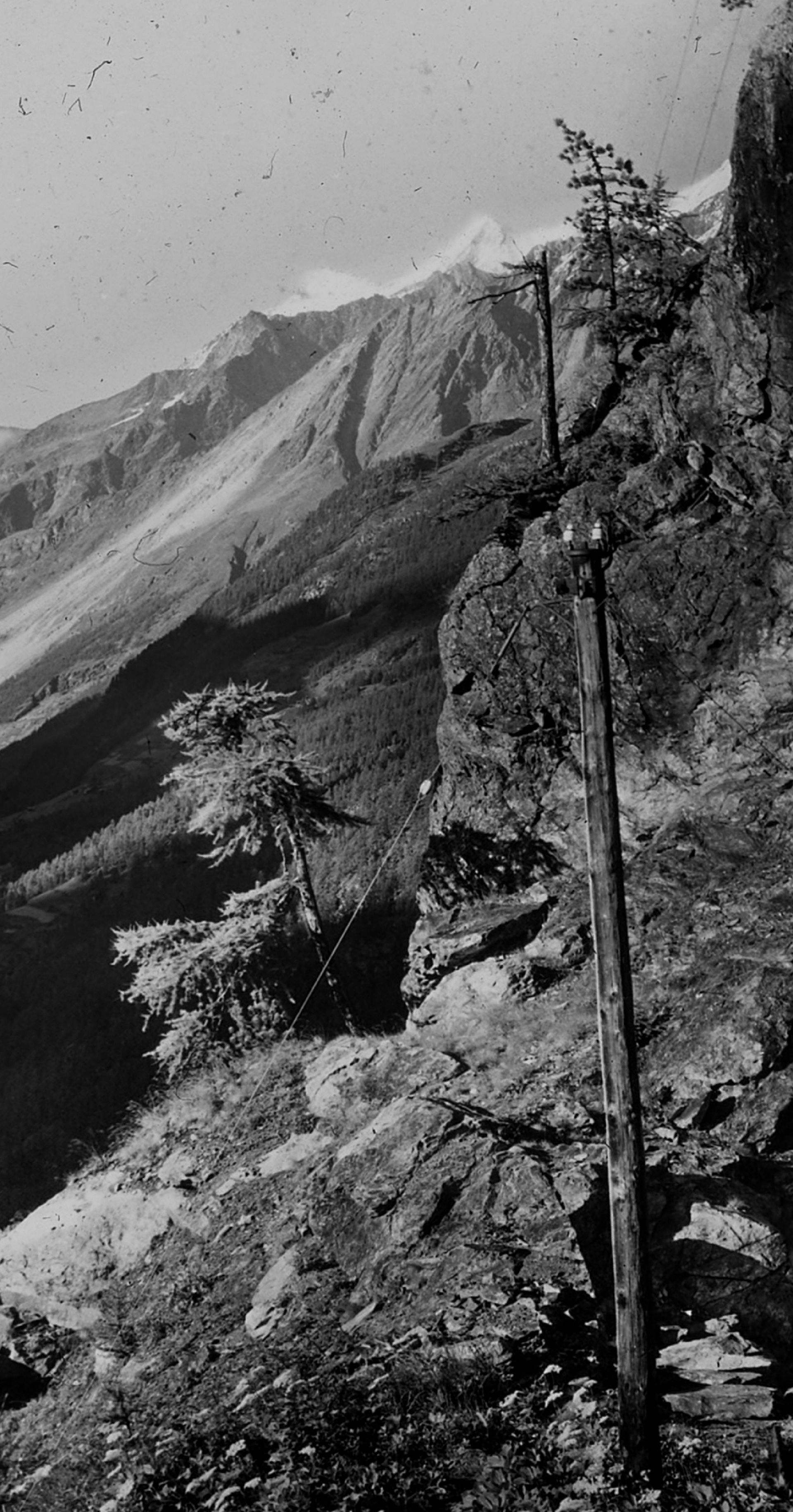 Tunnel Gornergrat Bahn nostalgisch