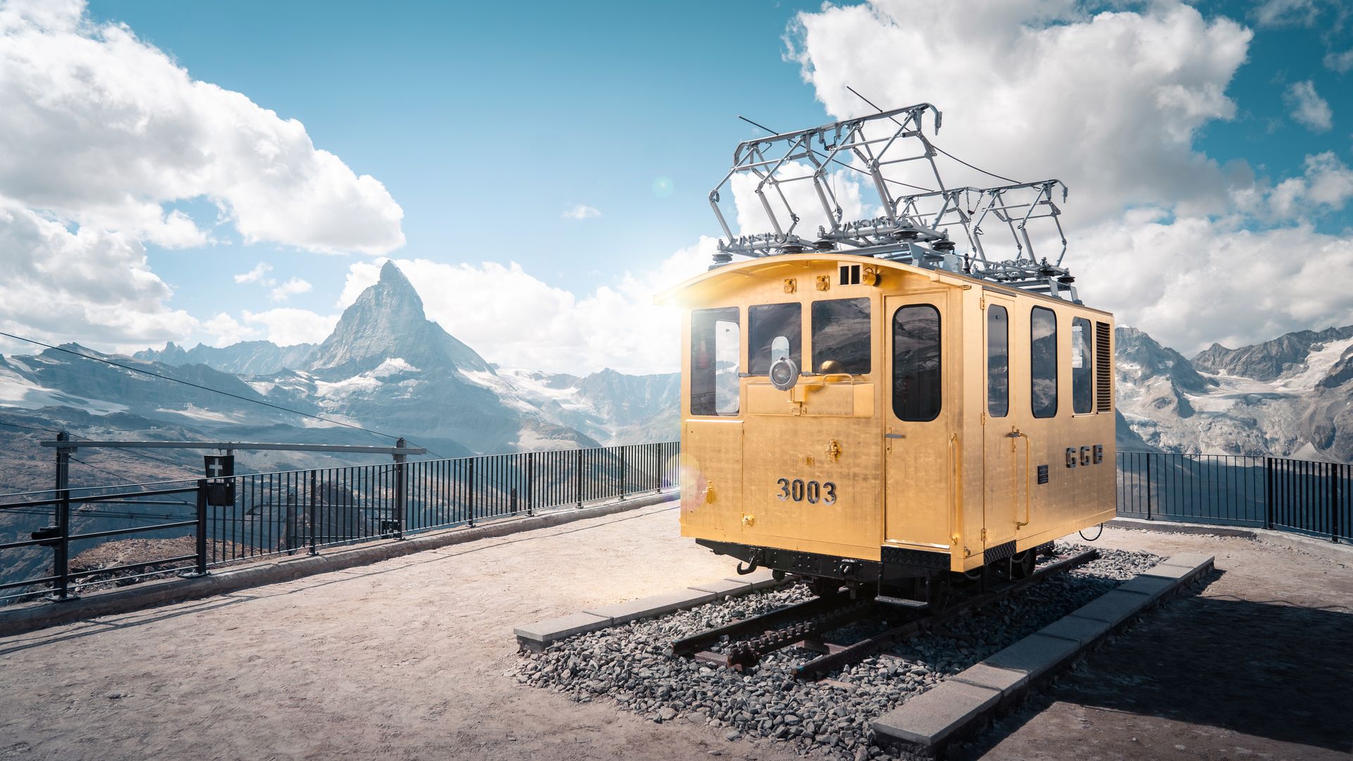 Golden Spot auf dem Gornergrat