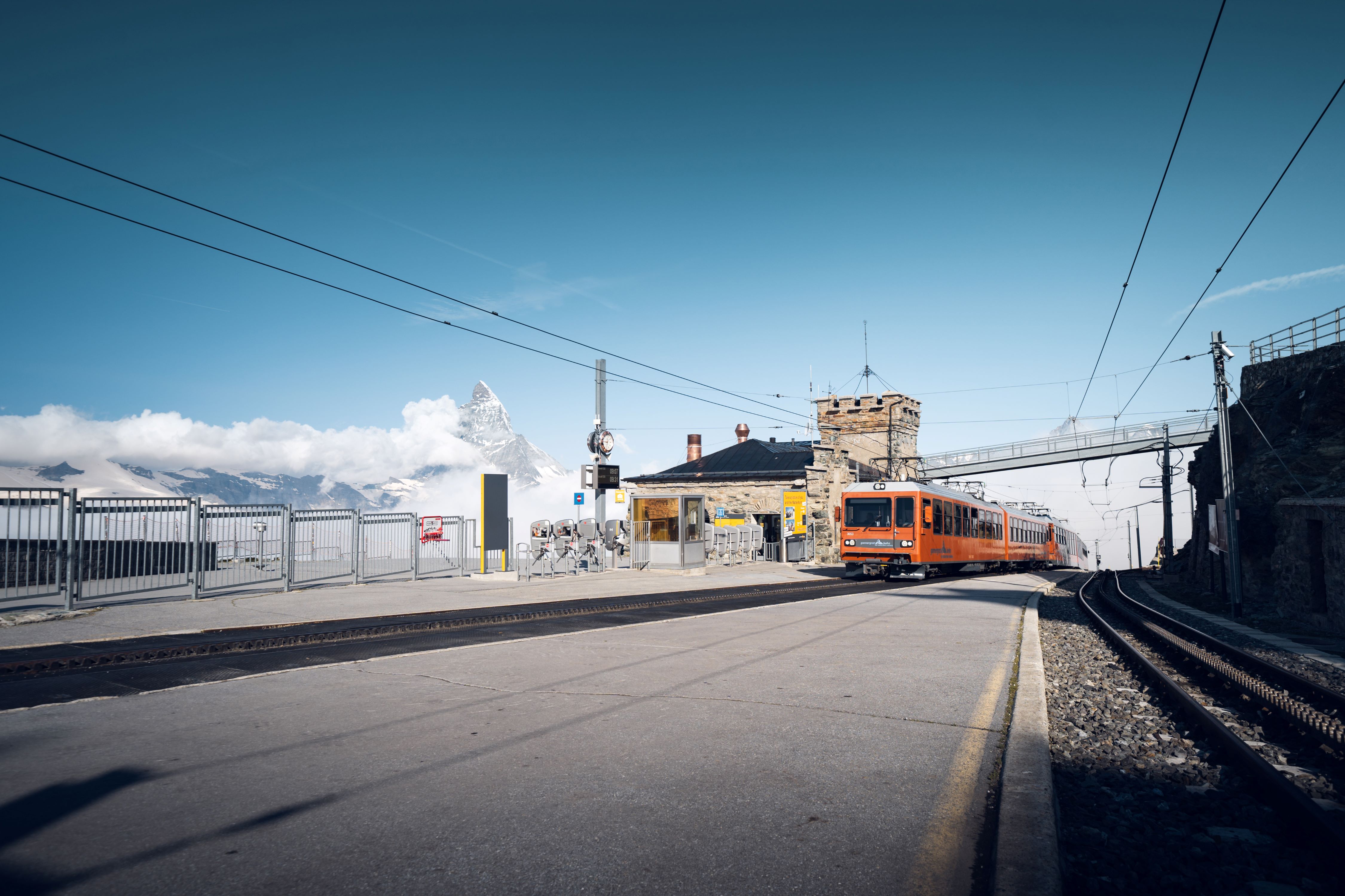 Station Gornergrat der Gornergrat Bahn in Zermatt