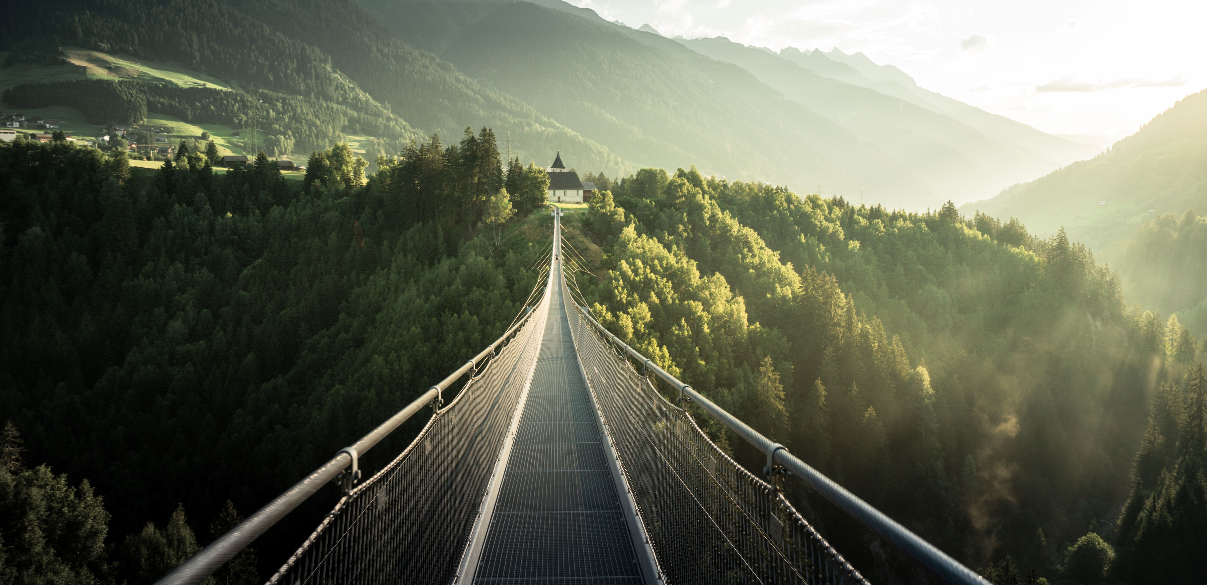 la pendenta- Pont suspendu dans les Grisons