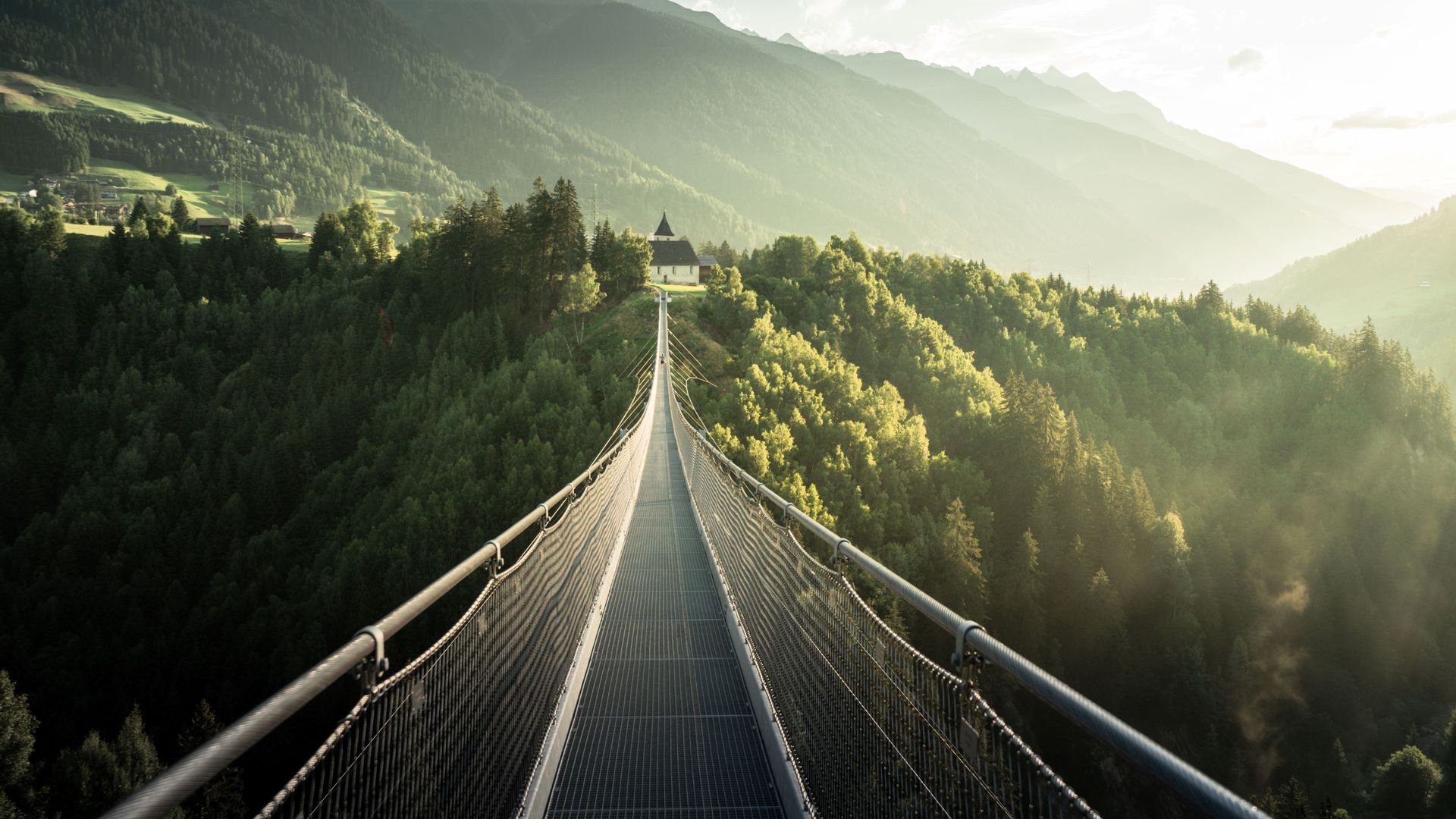 la pendenta- Pont suspendu dans les Grisons