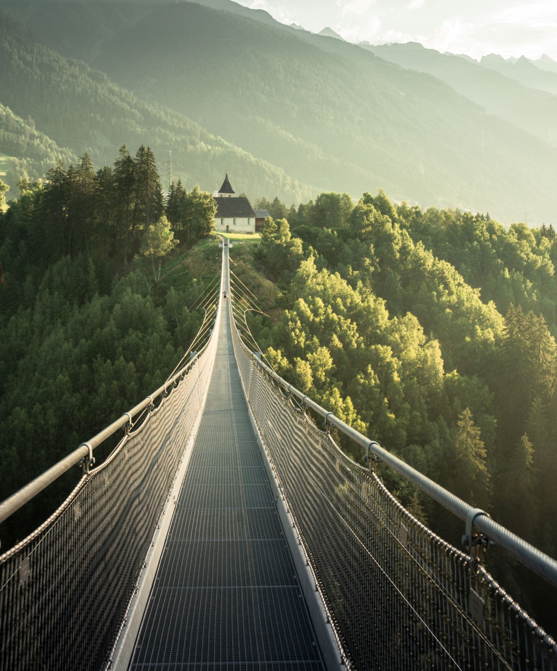 la pendenta- Pont suspendu dans les Grisons