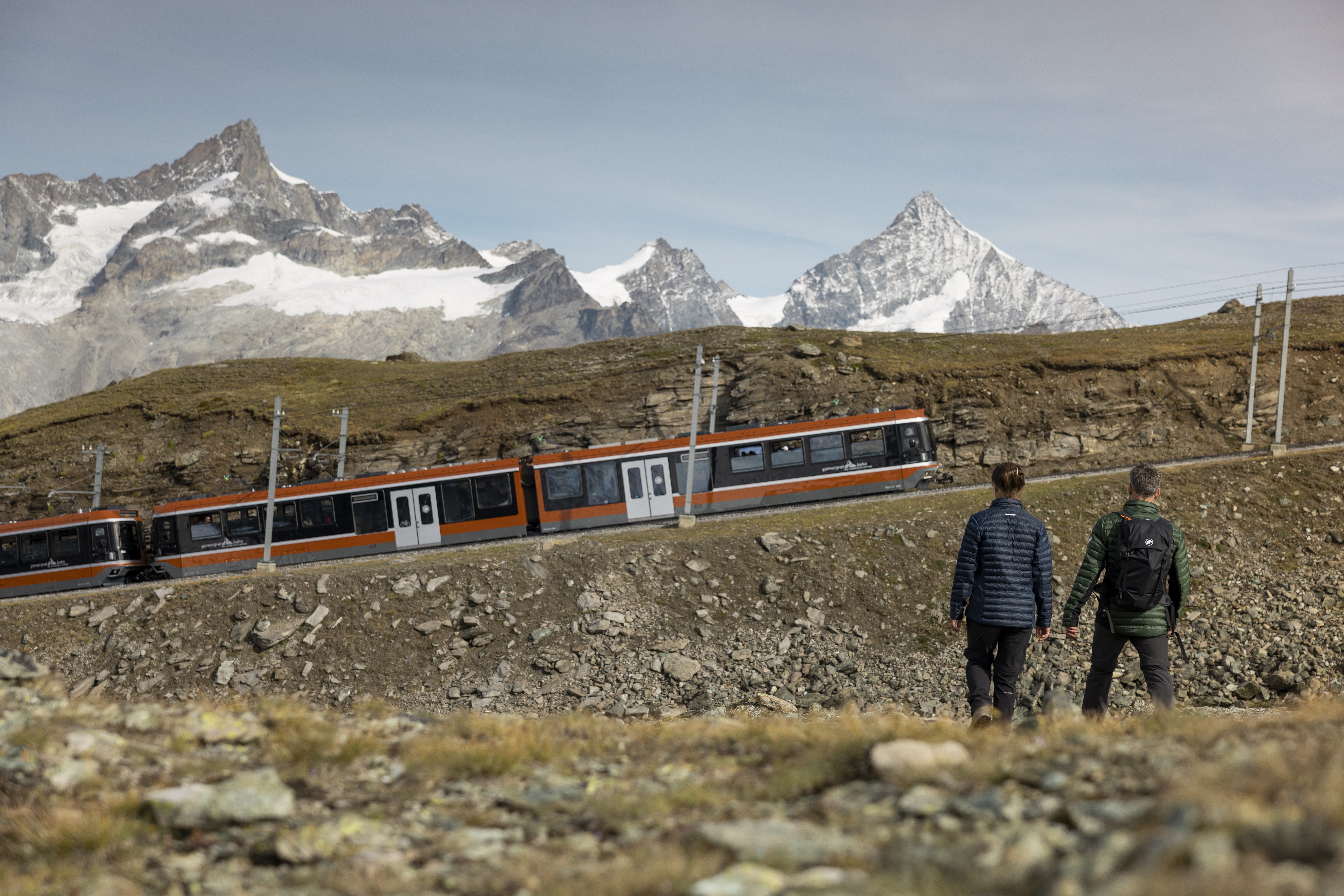 Polaris and Wanderer, Gornergrat Railway, Summer