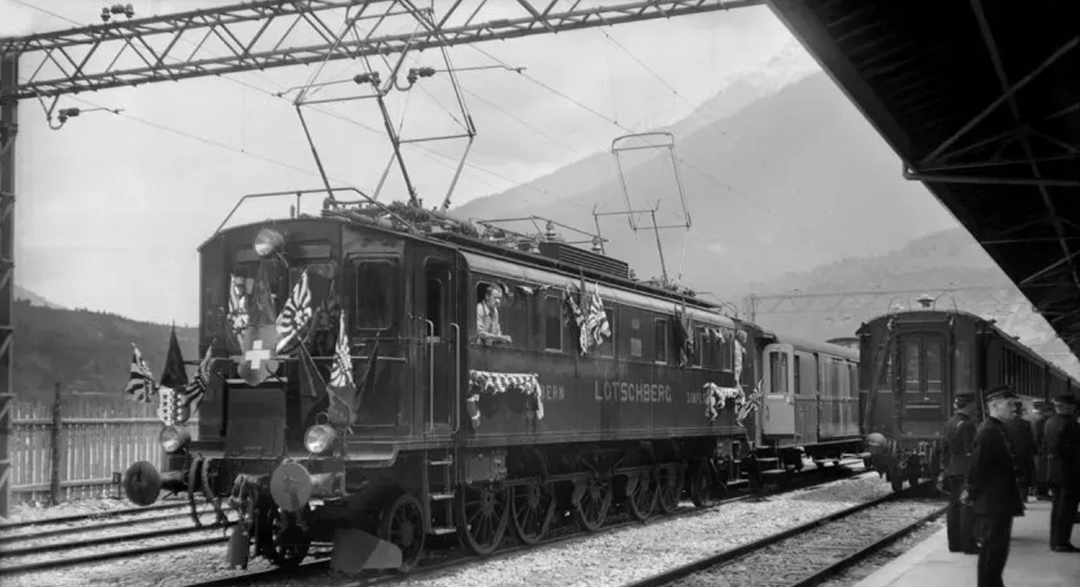 Lötschberg Eröffnung