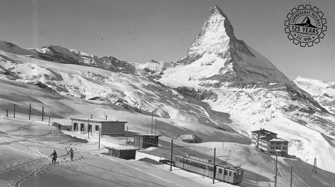 Label 125 Jahre Gornergrat Bahn Label 125 Jahre Gornergrat Bahn