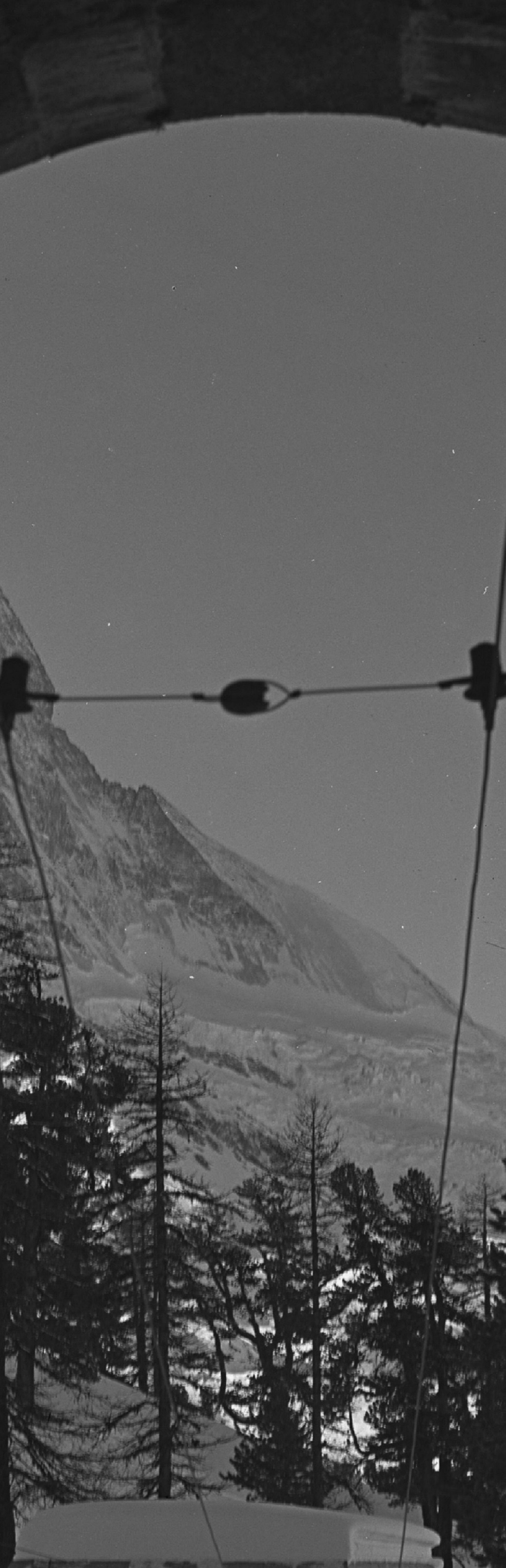 Signaltunnel Gornergrat Bahn um 1900