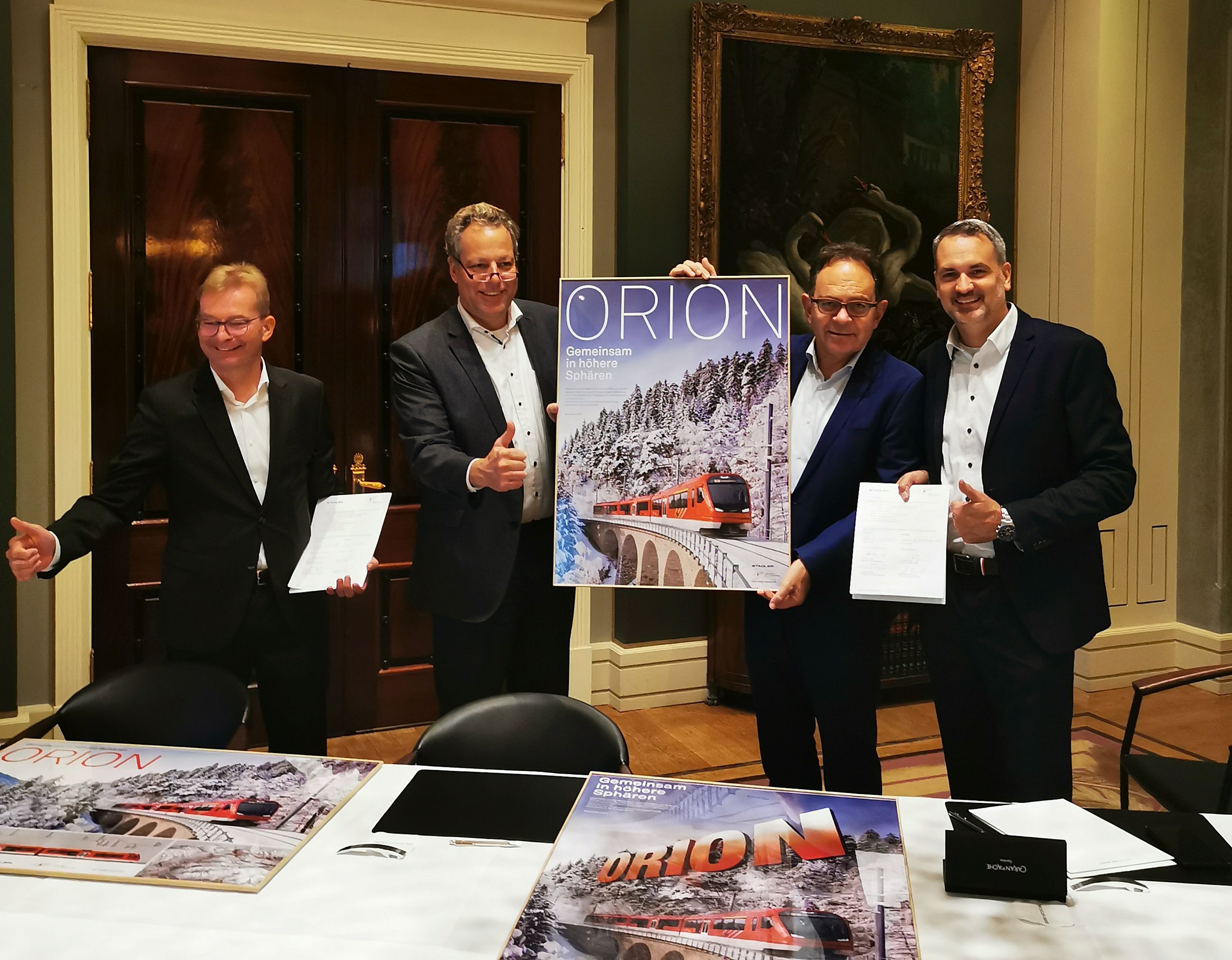 Vertragsunterzeichnung 2.Etappe ORION