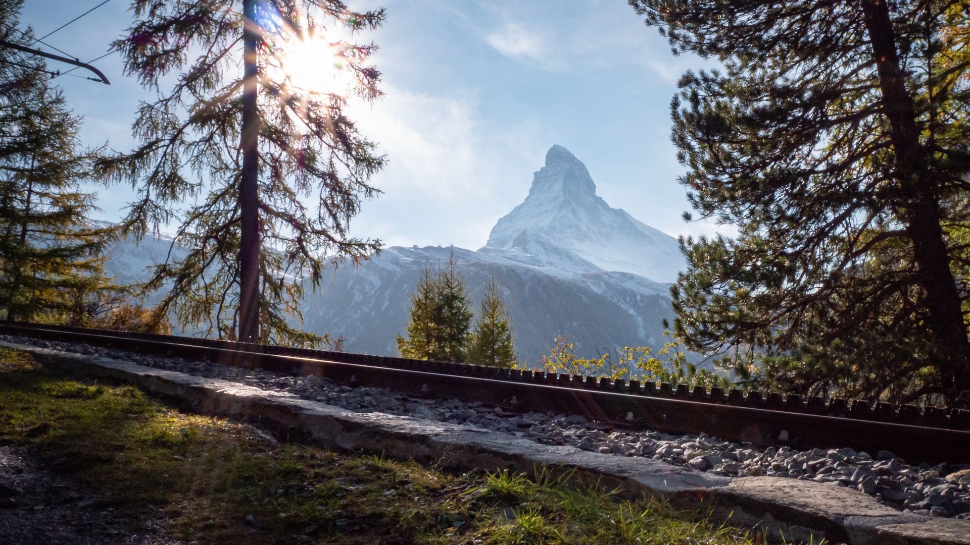 Schienen, Zahnrad, Matterhorn