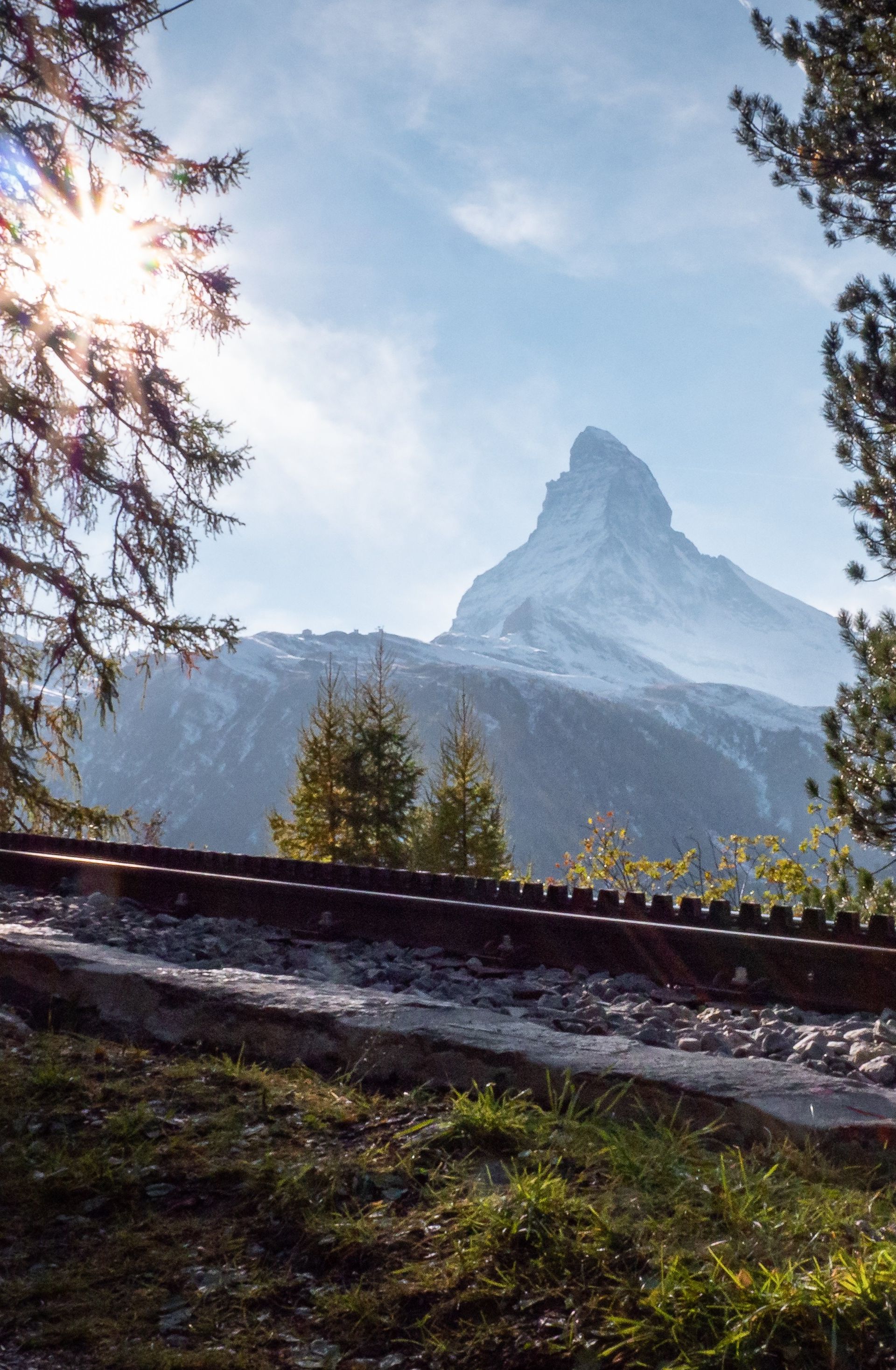 Schienen, Zahnrad, Matterhorn