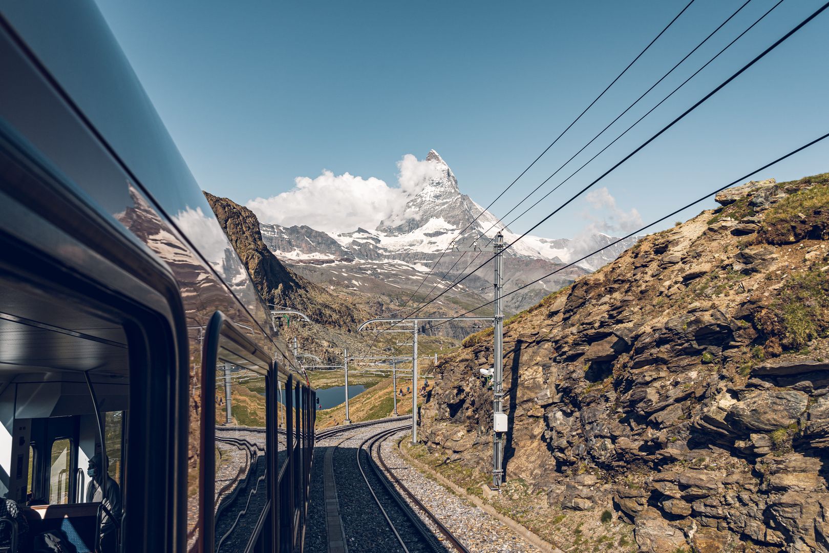 Gornergrat Bahn, Matterhorn, Riffelsee