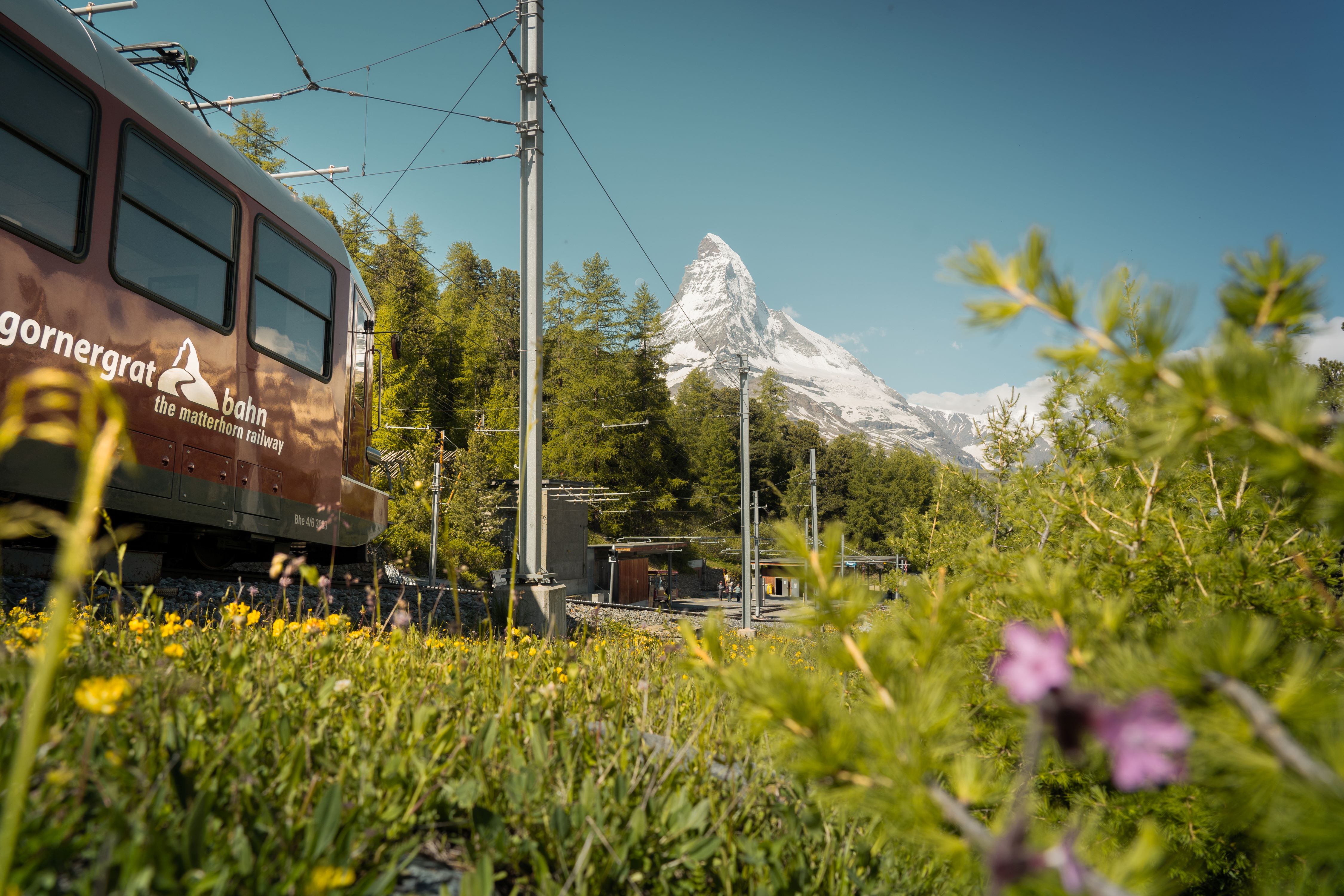 Station Riffelalp der Gornergrat Bahn in Zermatt