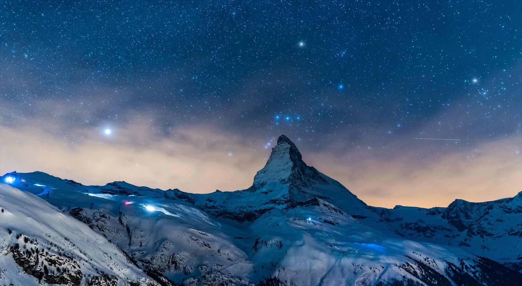 Sternenhimmel Gornergrat Matterhorn
