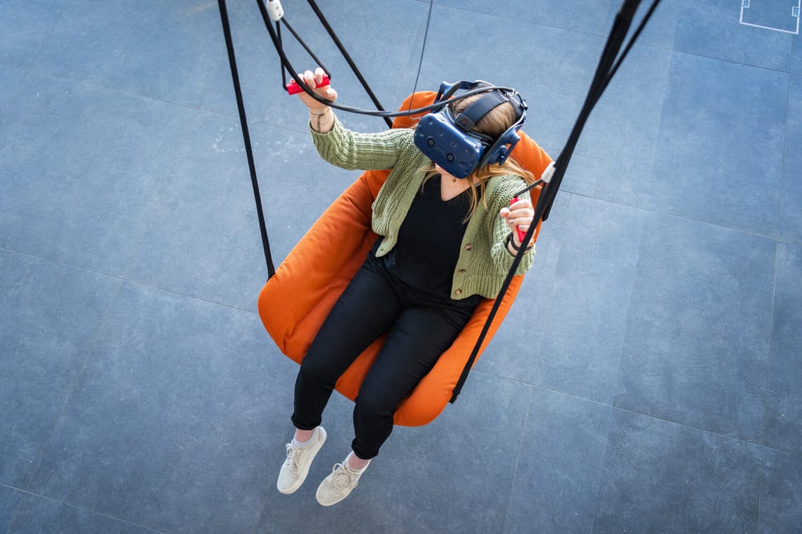 Erlebniswelt am Gornergrat "Zooom the Matterhorn" - VR Paragliding