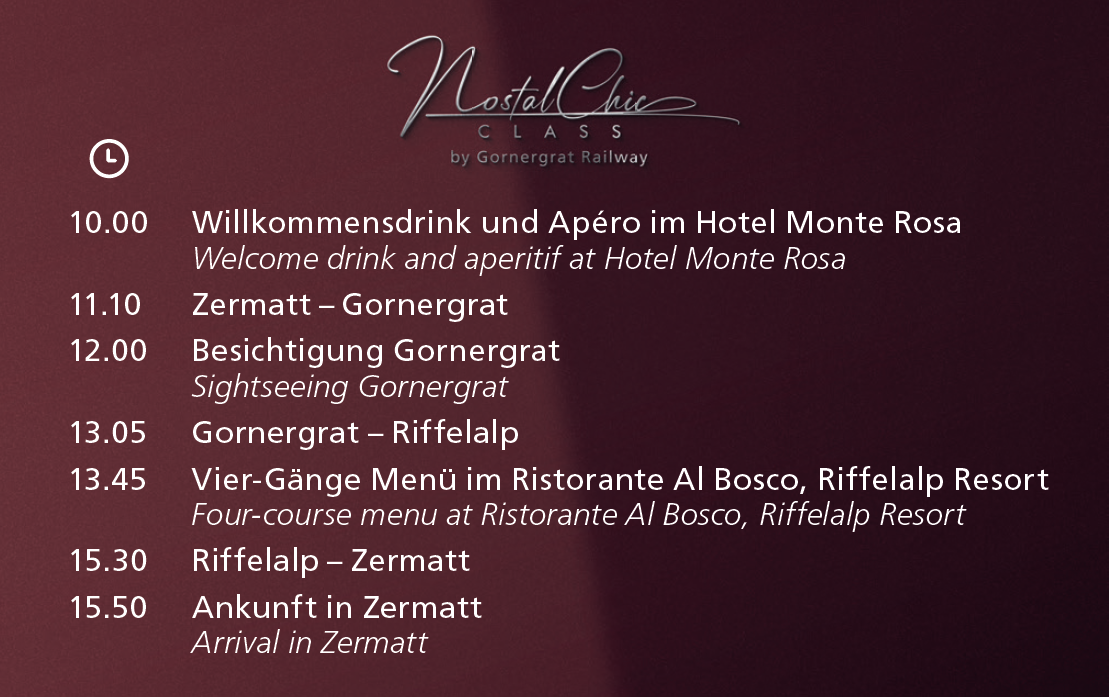 Programme NostalChic Class été 2024