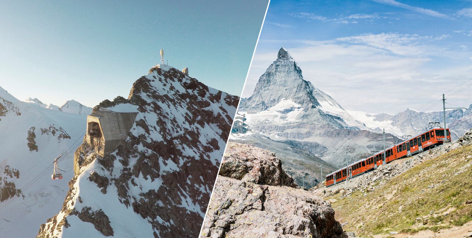 Peak2Peak: Gornergrat Bahn und Matterhorn glacier paradise in one day!