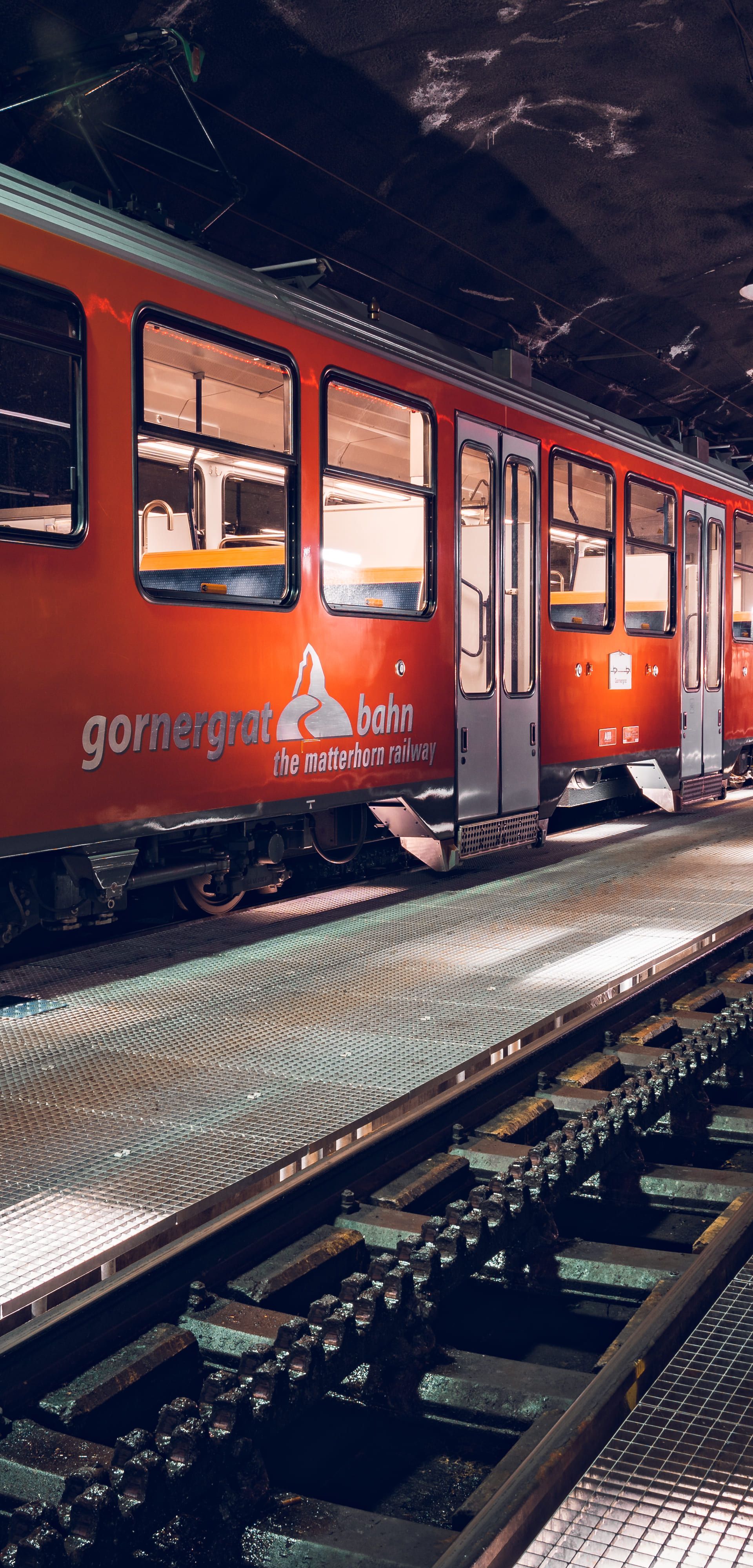 Stollen Gornergrat Bahn in Zermatt