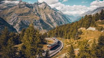 Automne sur l'alpage de Riffel, Gornergrat Bahn, Zermatt, Suisse