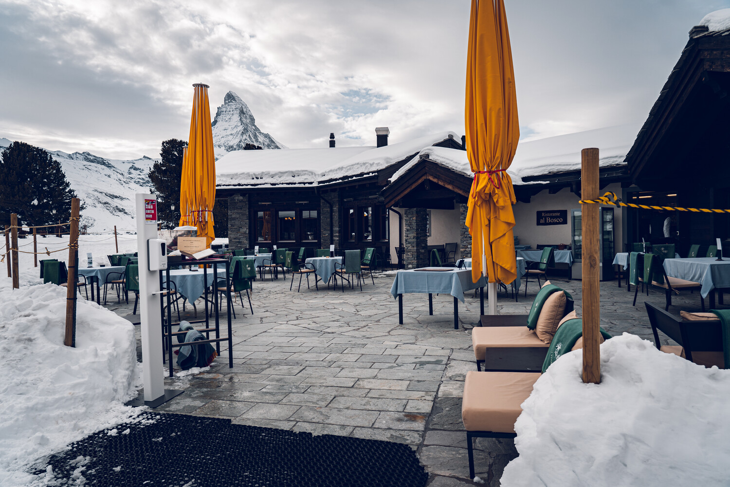 Restaurant Al Bosco Riffelalp Resort en hiver