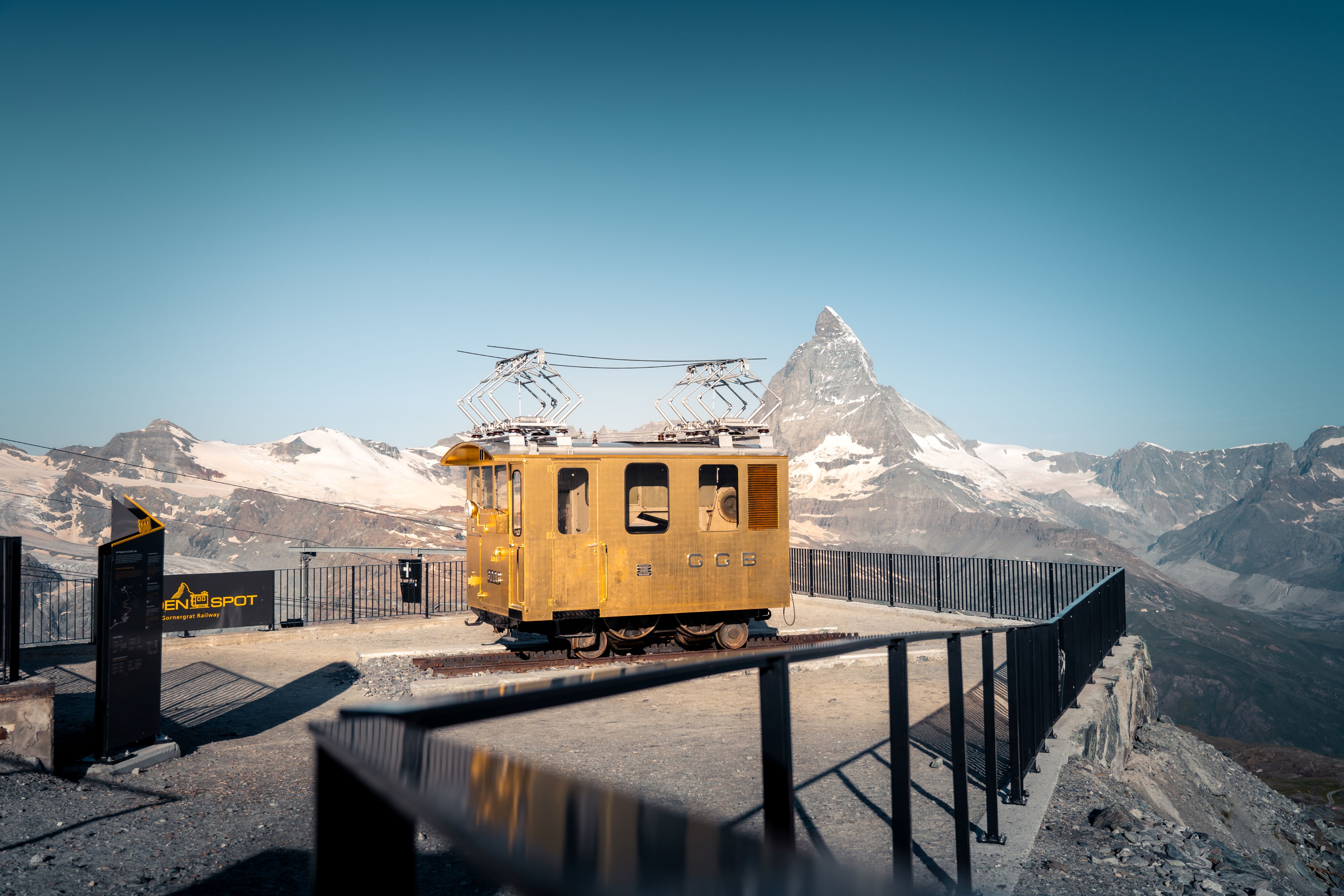 Golden Spot auf dem Gornergrat