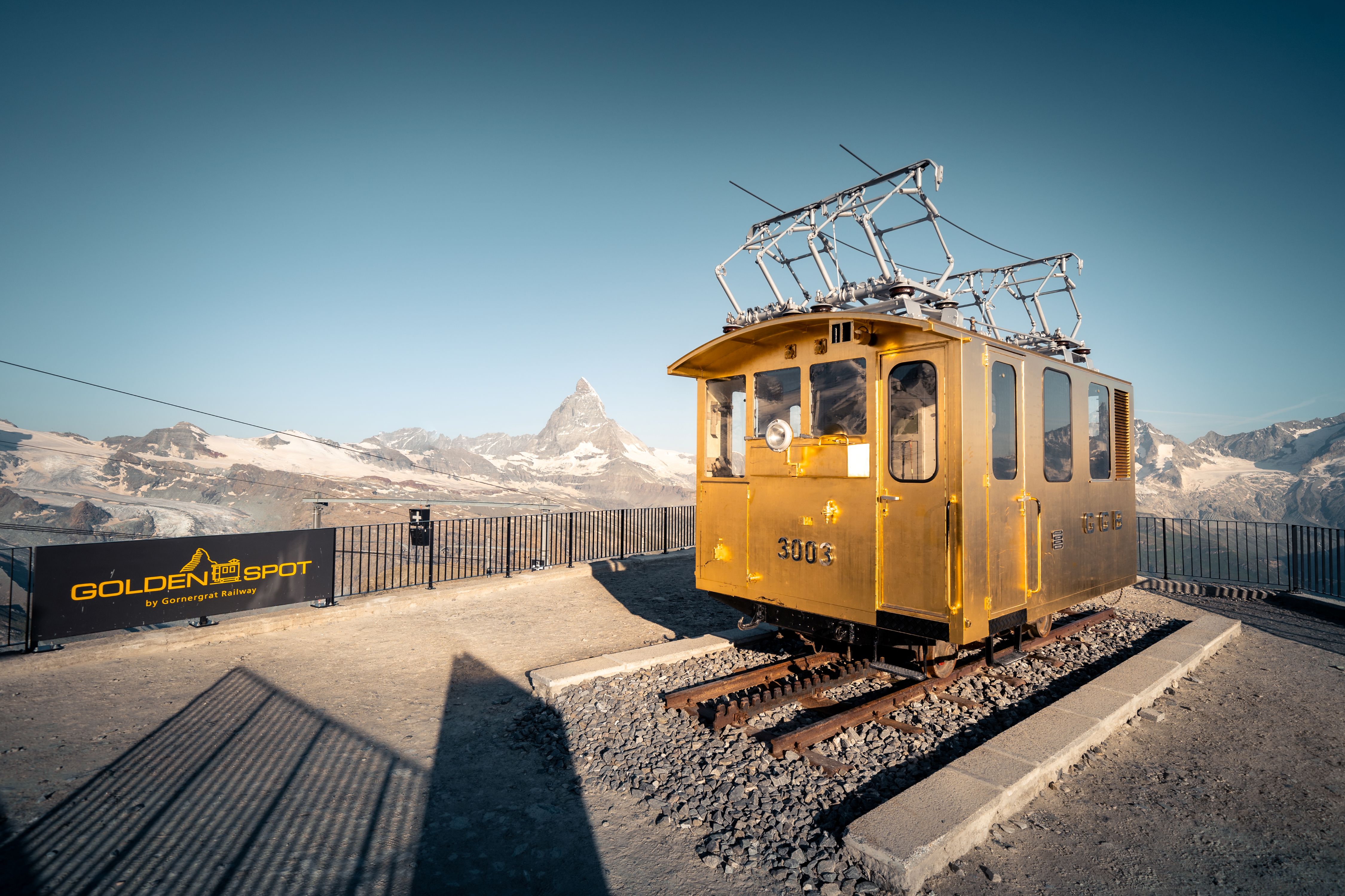 Golden Spot auf dem Gornergrat