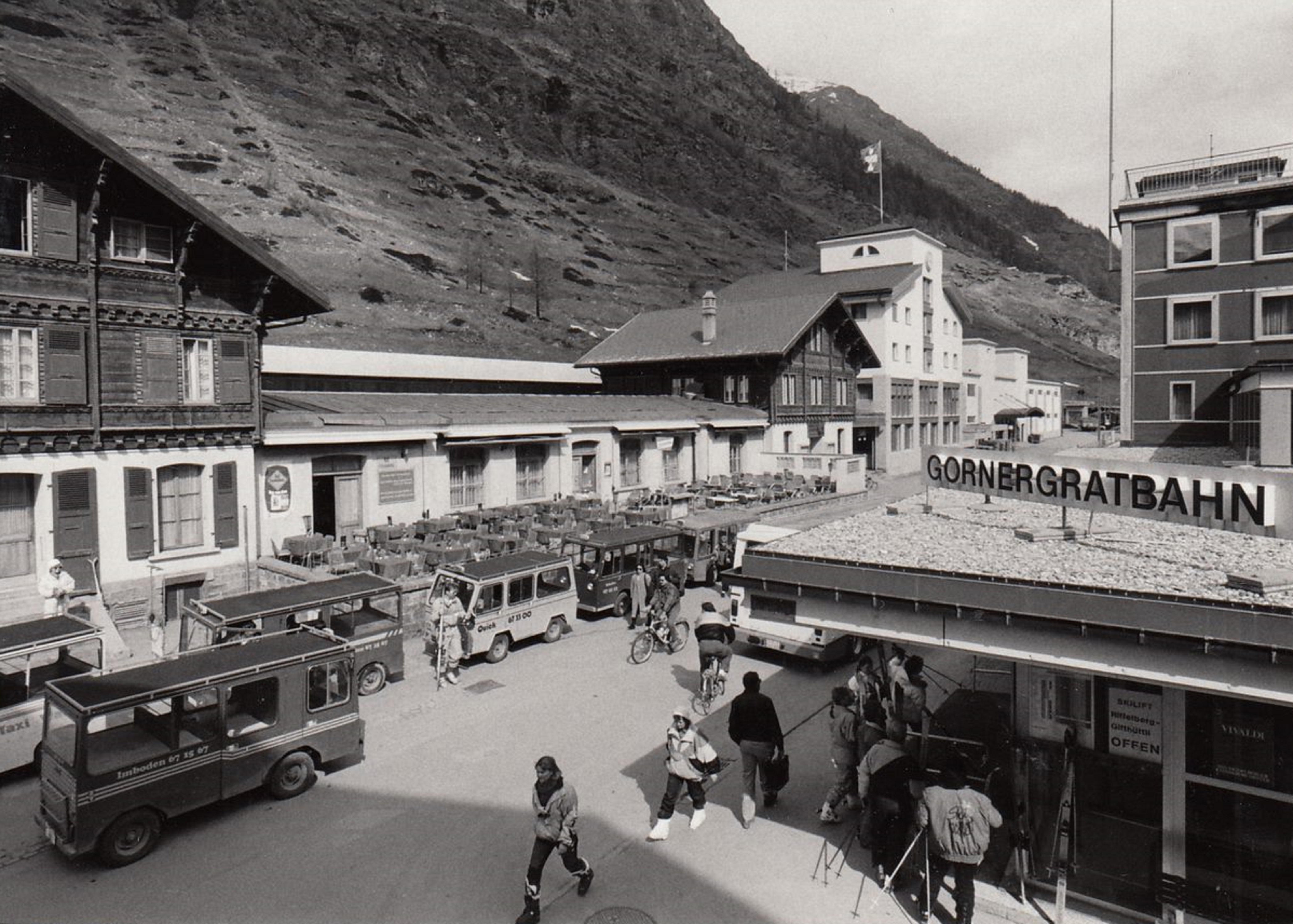 Bahnhof Zermatt 1960