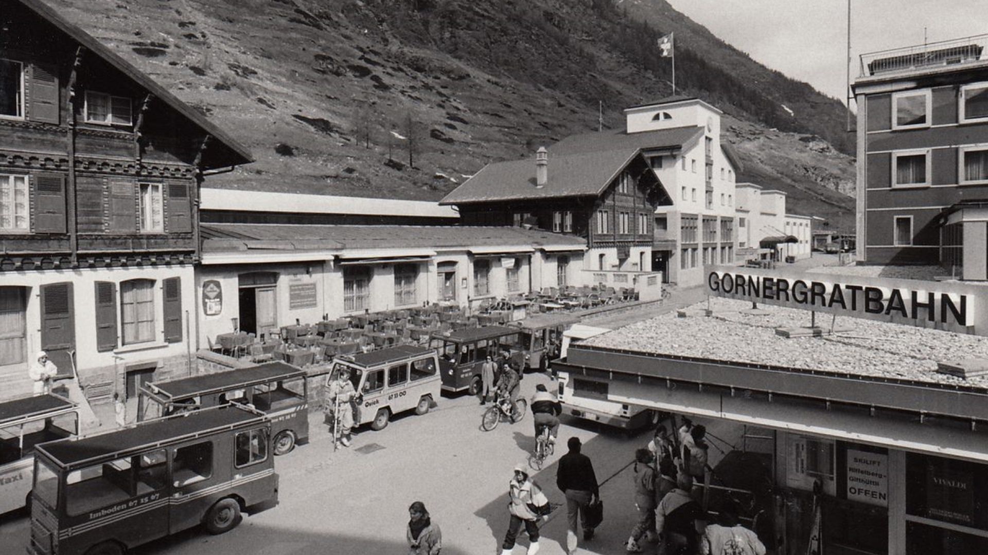 Bahnhof Zermatt 1960