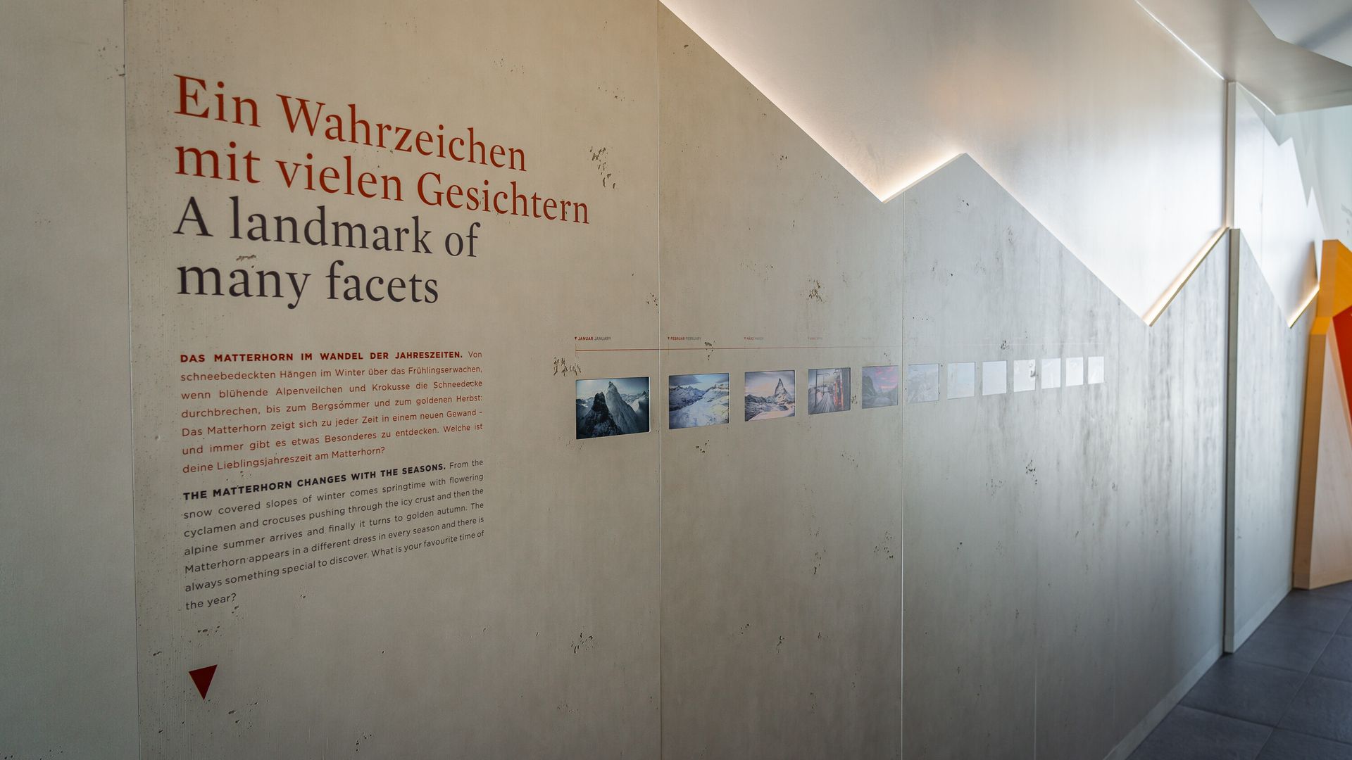 Le Cervin au fil des saisons - Zooom the Matterhorn, monde d'aventure sur le Gornergrat, Zermatt