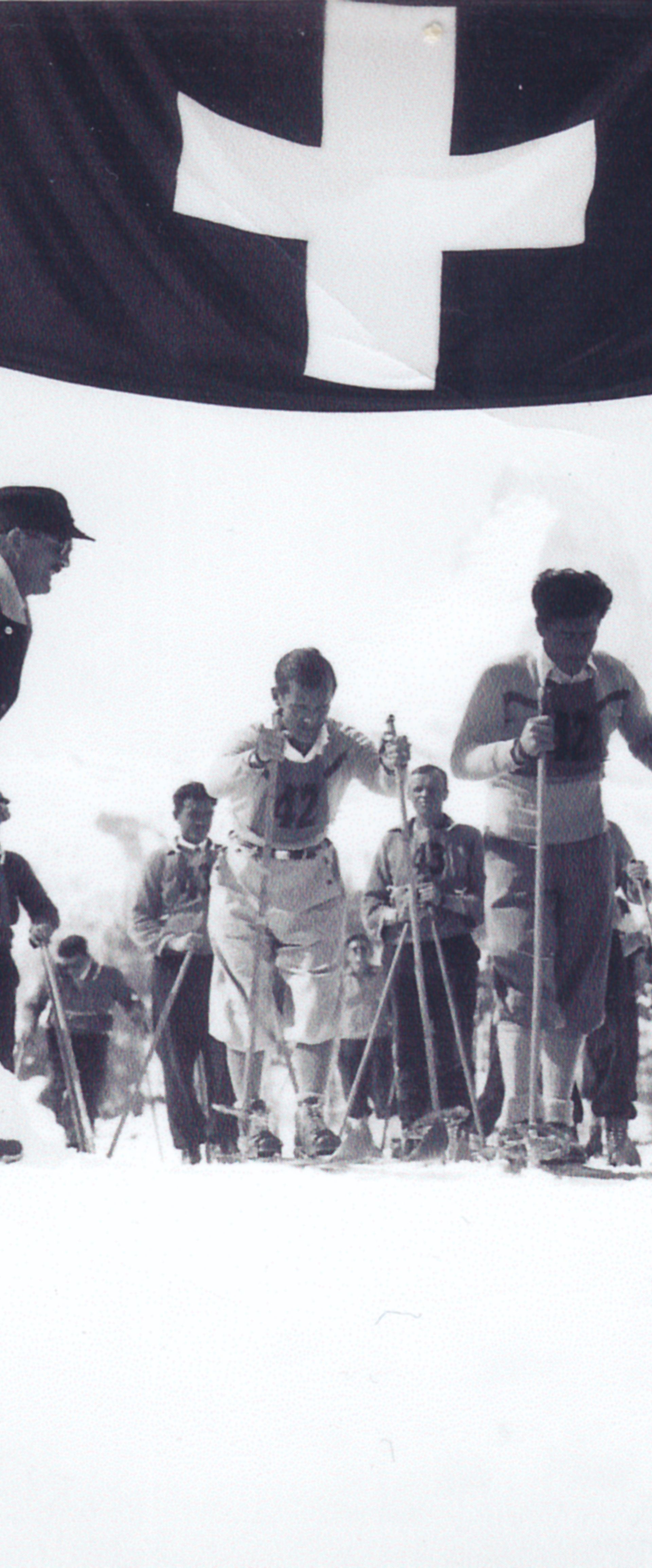 Skirennen Zermatt 1932 Start