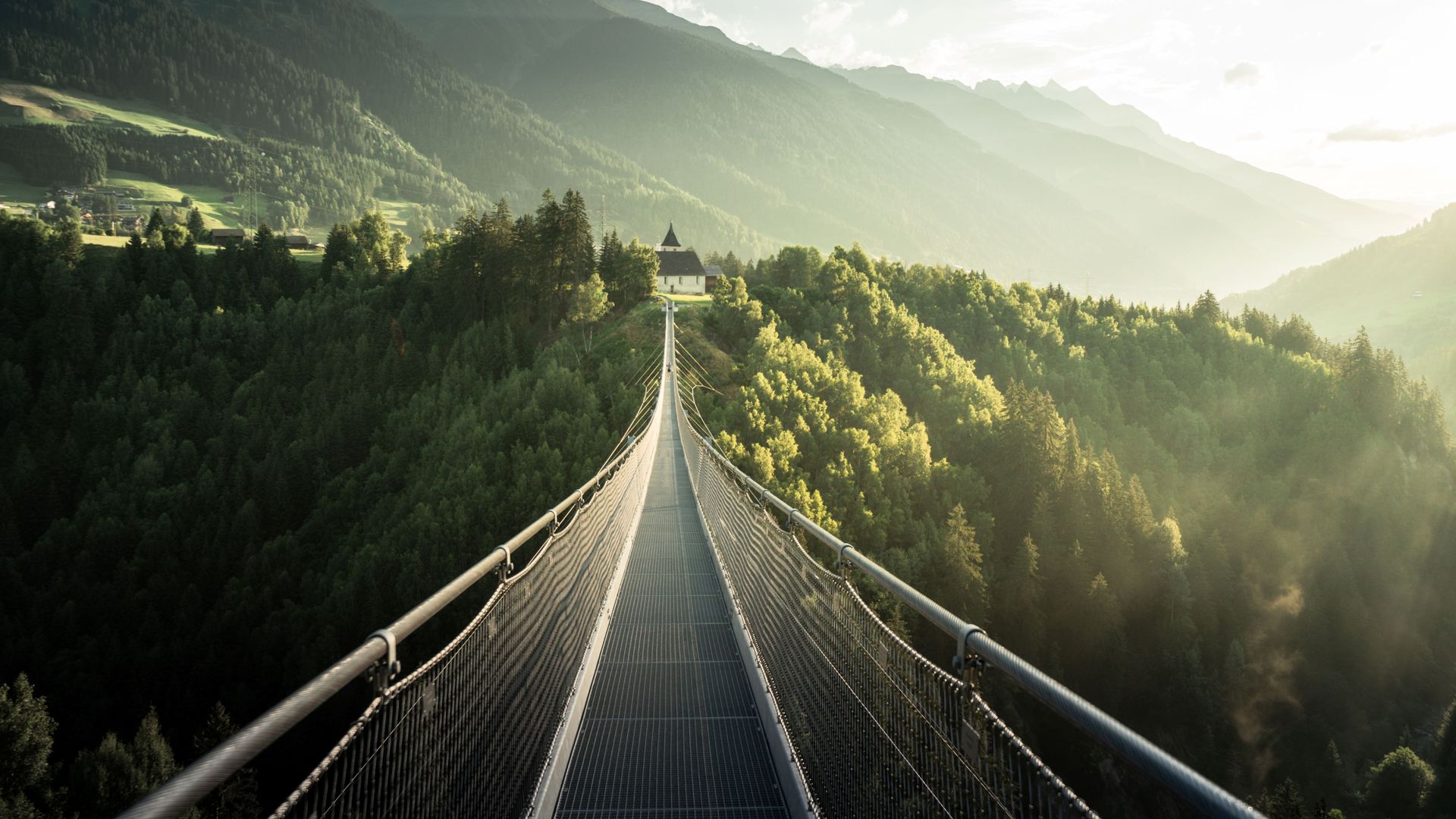 la pendenta- suspension bridge in Graubünden